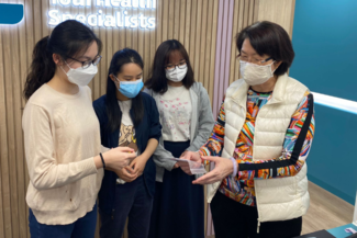 醫療及保健産品管理高級文憑(MHPM)課程同學參與抗疫行動